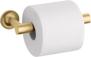 Wall Toilet Tissue Holder in Vibrant<REG/> Brushed Moderne Brass