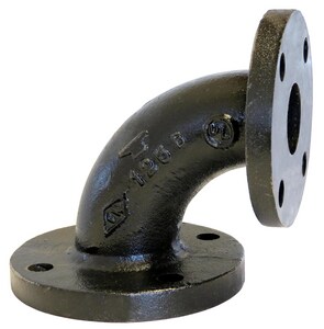elbow flanged iron cast degree double fittings asme bend hg pipe gb ferguson