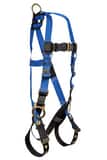 FallTech Contractor 3D Standard Non-belted Full Body Harness, Tongue Buckle Leg Adjustment, 2XL F70182X at Pollardwater