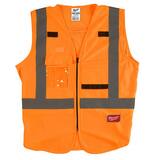 Milwaukee® Class 2 Hvor Safety Vest 4Xl5Xl M48735034 at Pollardwater