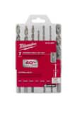 Milwaukee® SHOCKWAVE™ 1/8 - 1/2 x 1/4 in. Hex Masonry Drill Bit 7-Piece M48209057 at Pollardwater