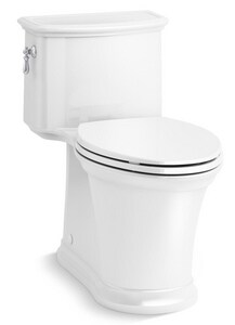 1.28 gpf Elongated One Piece Toilet in White