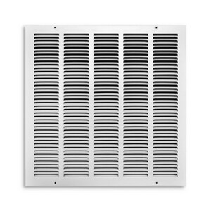 20 x 20 in. Residential Return Grille White Steel