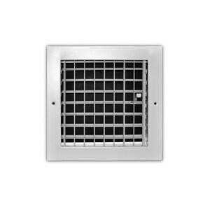 8 x 8 in. Residential Ceiling & Sidewall Register White Aluminum