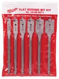 Milwaukee® 6-1/16 in. 6-Piece Flat Wood Boring Set M49220071 at Pollardwater