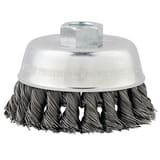Milwaukee® 3-1/2 KNOT WIRE CUP BRUSH - CARBON STEEL M48525067 at Pollardwater