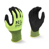 Radians Size L Plastic Reusable High Visibility Work Glove in Hi-Viz Green RRWG31L at Pollardwater