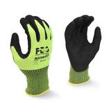 Radians Plastic Reusable High Visibility Work Glove in Hi-Viz Green, L RRWG31L at Pollardwater