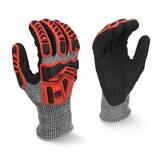 Radians 13G Cut Level A5 Work Glove with Padded Palm in Salt & Pepper RRWG609S at Pollardwater