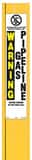 Rhino Hybrid 3-Rail™ 4 x 66 in. Plastic Marking Flag in Yellow RRPH366YGD1045 at Pollardwater