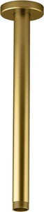 12 in. Shower Arm and Flange in Vibrant<REG/> Brushed Moderne Brass