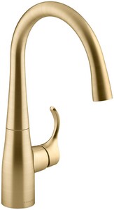 Single Handle Bar Faucet in Vibrant<REG/> Brushed Moderne Brass