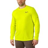 Milwaukee® WORKSKIN LW LONG SLV HI VIS L M415HVL at Pollardwater