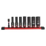 Milwaukee® SHOCKWAVE™ 8PC 3/8 DRV SAE DP 6 PNT SOC SET M49667024 at Pollardwater