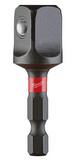 Milwaukee® SHOCKWAVE™ 1/2 x 1/4 in. Hex Square (1 Piece) Socket Adapter M48325034 at Pollardwater
