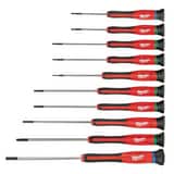 Milwaukee® *CVR* 10PC PRECISION SCREWDRIVER SE M48222612 at Pollardwater