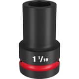 Milwaukee® SHOCKWAVE™ 1 DRV 1-1/16 STD 6 PNT SOC M49666505 at Pollardwater