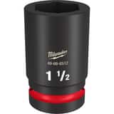 Milwaukee® SHOCKWAVE™ 1 DRV 1-1/2 STD 6 PNT SOC M49666512 at Pollardwater