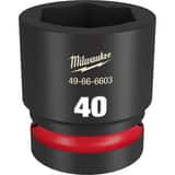 Milwaukee® SHOCKWAVE™ 1 DRV 40MM STD 6 PNT SOC M49666603 at Pollardwater