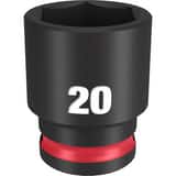 Milwaukee® SHOCKWAVE™ 3/8 DRV 20MM STD 6 PNT SOC M49666737 at Pollardwater