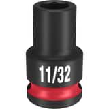 Milwaukee® SHOCKWAVE™ 3/8 DRV 11/32 STD 6 PNT SOC M49666103 at Pollardwater
