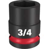 Milwaukee® SHOCKWAVE™ 1/2 DRV 3/4 STD 6 PNT SOC M49666206 at Pollardwater