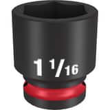 Milwaukee® SHOCKWAVE™ 1/2 DRV 1-1/16 STD 6 PNT SOC M49666211 at Pollardwater