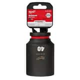 Milwaukee® SHOCKWAVE™ 3/4 DRV 40MM DP 6 PNT SOC M49666415 at Pollardwater