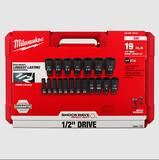 Milwaukee® Shockwave™Impact Duty™ 1/2 in. Socket Set M49667012 at Pollardwater