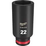 Milwaukee® SHOCKWAVE™ 3/8 DRV 22MM DP 6 PNT SOC M49666163 at Pollardwater