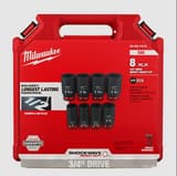 Milwaukee® Shockwave™Impact Duty™ 3/4 in. Socket Set M49667018 at Pollardwater