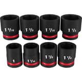 Milwaukee® SHOCKWAVE™ 8PC 3/4 DRV SAE STD 6 PNT SOC SET M49667017 at Pollardwater
