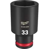 Milwaukee® SHOCKWAVE™ 1/2 DRV 33MM DP 6 PNT SOC M49666294 at Pollardwater