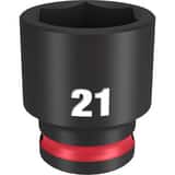 Milwaukee® SHOCKWAVE™ 3/8 DRV 21MM STD 6 PNT SOC M49666144 at Pollardwater