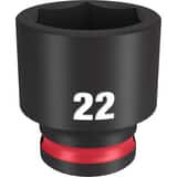 Milwaukee® SHOCKWAVE™ 3/8 DRV 22MM STD 6 PNT SOC M49666145 at Pollardwater