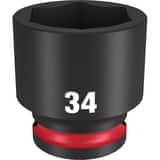 Milwaukee® SHOCKWAVE™ 1/2 DRV 34MM STD 6 PNT SOC M49666266 at Pollardwater