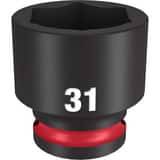 Milwaukee® SHOCKWAVE™ 1/2 DRV 31MM STD 6 PNT SOC M49666263 at Pollardwater