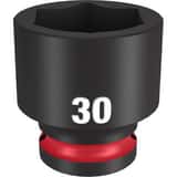 Milwaukee® SHOCKWAVE™ 1/2 DRV 30MM STD 6 PNT SOC M49666262 at Pollardwater