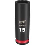 Milwaukee® SHOCKWAVE™ 3/8 DRV 15MM DP 6 PNT SOC M49666157 at Pollardwater