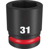 Milwaukee® SHOCKWAVE™ 3/4 DRV 31MM STD 6 PNT SOC M49666369 at Pollardwater