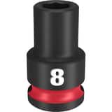 Milwaukee® SHOCKWAVE™ 3/8 DRV 8MM STD 6 PNT SOC M49666132 at Pollardwater