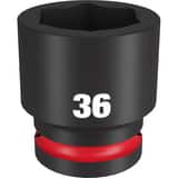 Milwaukee® SHOCKWAVE™ 3/4 DRV 36MM STD 6 PNT SOC M49666374 at Pollardwater