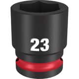 Milwaukee® SHOCKWAVE™ 1/2 DRV 23MM STD 6 PNT SOC M49666255 at Pollardwater