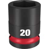 Milwaukee® SHOCKWAVE™ 1/2 DRV 20MM STD 6 PNT SOC M49666252 at Pollardwater