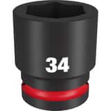 Milwaukee® SHOCKWAVE™ 3/4 DRV 34MM STD 6 PNT SOC M49666372 at Pollardwater