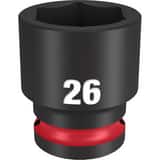Milwaukee® SHOCKWAVE™ 1/2 DRV 26MM STD 6 PNT SOC M49666258 at Pollardwater