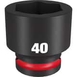 Milwaukee® SHOCKWAVE™ 3/4 DRV 40MM STD 6 PNT SOC M49666378 at Pollardwater