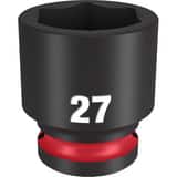 Milwaukee® SHOCKWAVE™ 1/2 DRV 27MM STD 6 PNT SOC M49666259 at Pollardwater