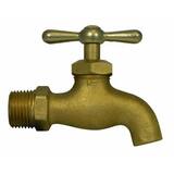 A.Y. McDonald 3/4 in. Brass MNPT x Plain End T-handle Hose Bibb M72002NTF at Pollardwater