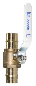1-1/2 in. Pex Brass Commercial Full Port Ball Valve